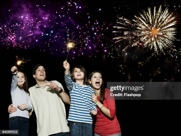 New year enjoy with family